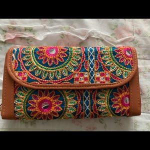 Beautiful embroidered wallet